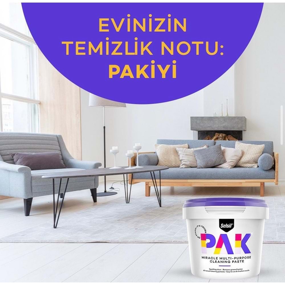 Selsil PAK Krem Genel Amaçlı Mucize Temizleyici 500gr