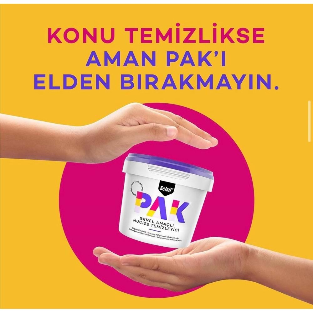 Selsil PAK Krem Genel Amaçlı Mucize Temizleyici 500gr