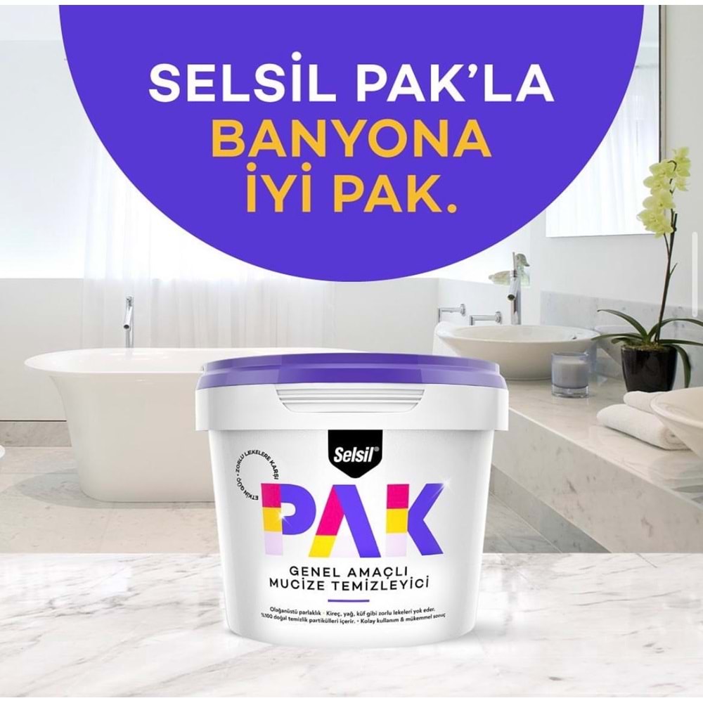 Selsil PAK Krem Genel Amaçlı Mucize Temizleyici 500gr