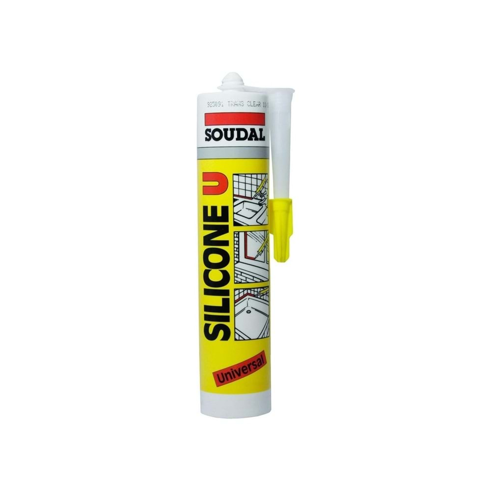 Soudal Silikon Şeffaf 280gr