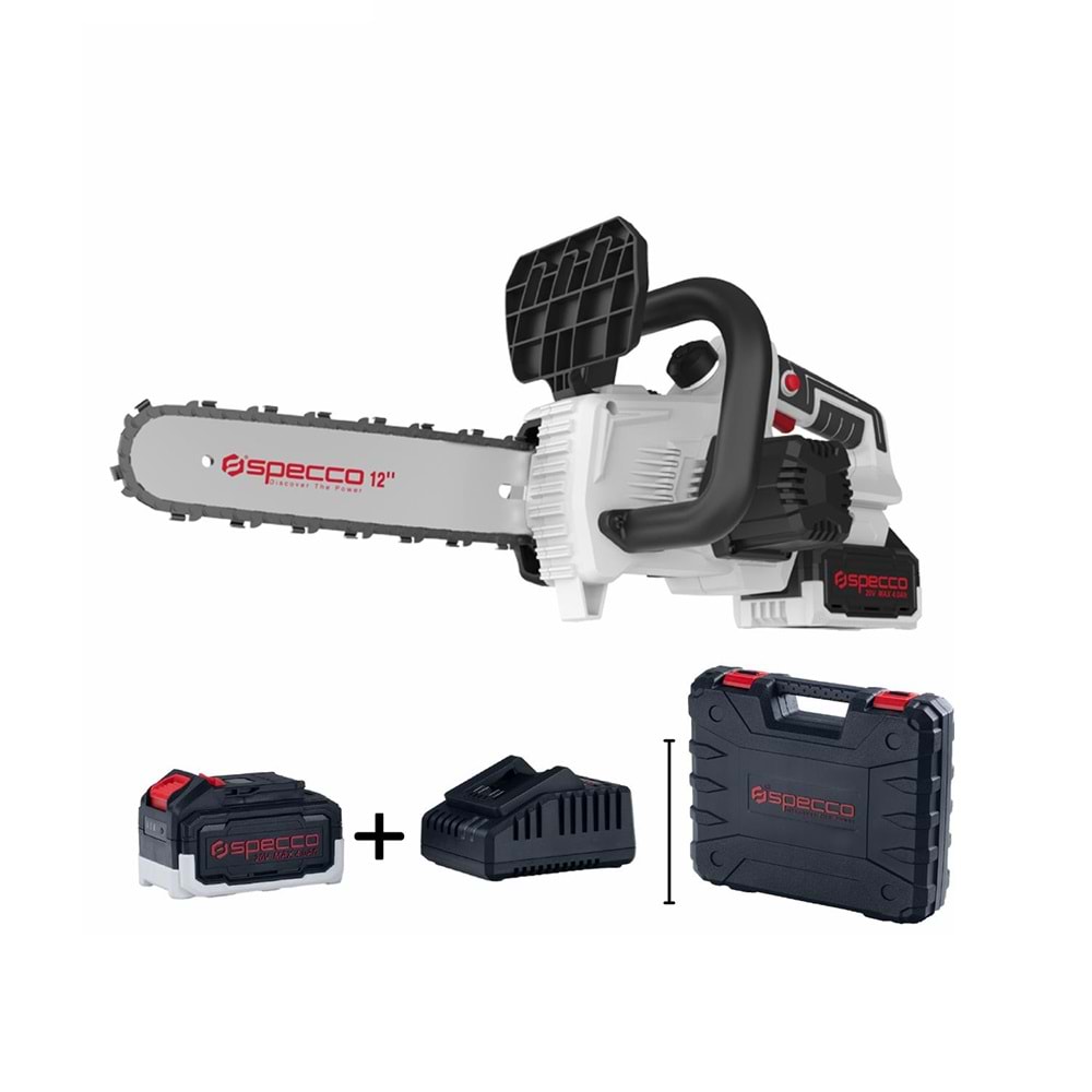 Specco Akülü Ağaç Kesme Testere Makinesi 20V 4.0Ah