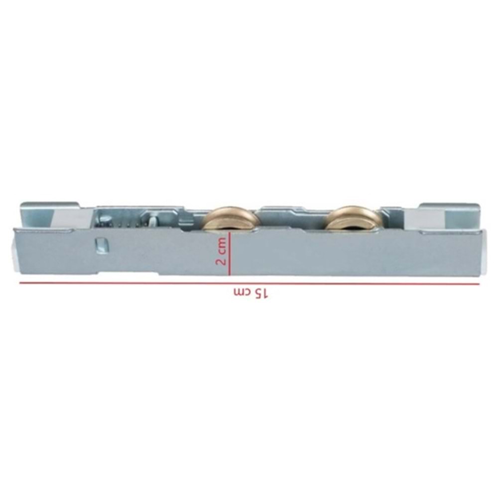 Pvc Pimapen Kapı Pencere Altı Sürme Sürgü Ray Makara Tekeri Pirinç