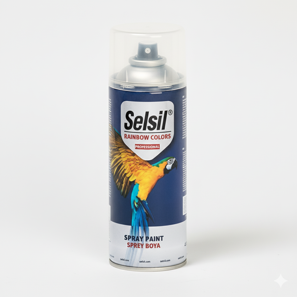 Selsil Sprey Boya Gümüş Gri 400ml RAL7001