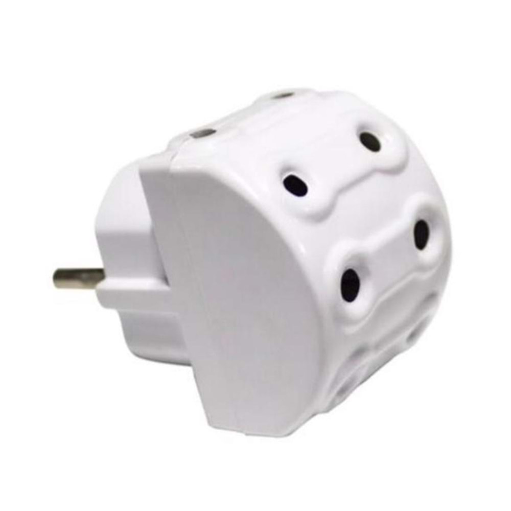 Topraklı Erkek Fiş 5li T Tipi Çoklu Grup Priz