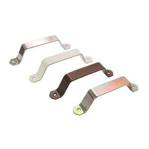 Beşel Metal Kulp Büyük Beyaz-12 Adet