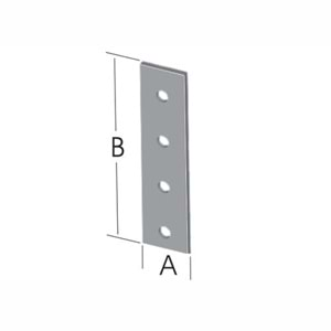 Düz Bağlantı Sac Gönye 20x110mm