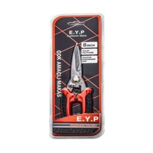 Eyp Sac Teneke Kesme Makası Çok Amaçlı Makas 8 INC