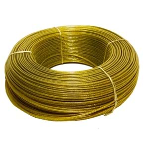 İzoleli Pvc Kaplı Çelik Tel Halat 6mm - 200mt