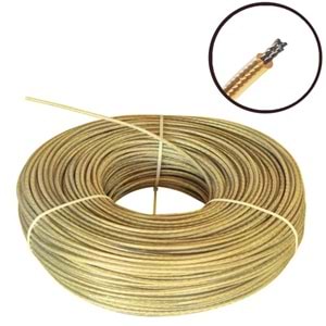 İzoleli Pvc Kaplı Çelik Tel Halat 6mm - 200mt
