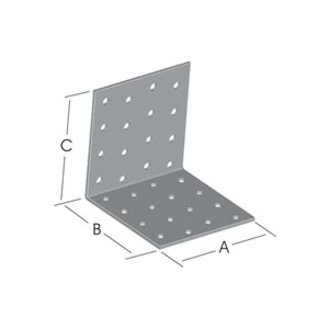 Masa Gönye Sac Köşebent 100x100x100