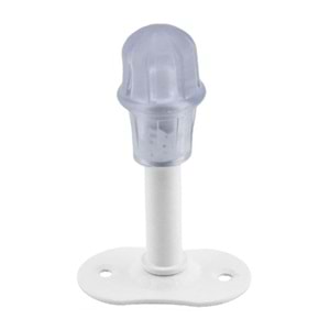 Premium Kapı Tamponu Durdurucu Stoper Metal Beyaz