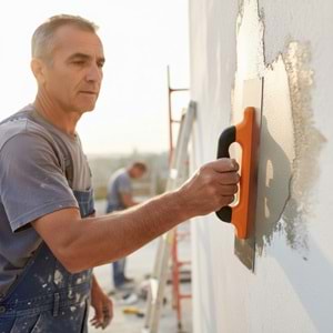 Kitan Alçı Malası Kapalı Plastik Saplı 50cm