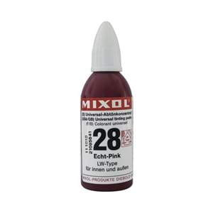 Mixol Renk Tüpü Tam Pembe No:28 - 20ml