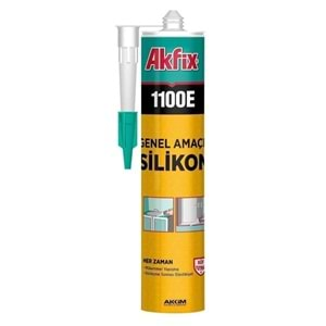 Akfix 1100E Silikon Siyah 280gr