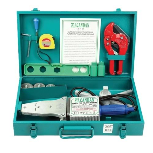 Candan PPRC-Pvc Boru Kaynak Makinası Çantalı Set 750w