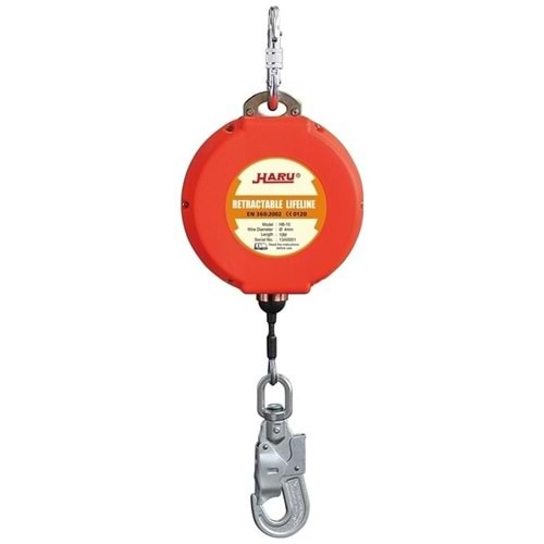 Haru He-06 Düşüş Durdurucu Geri Sayımlı Çelik Halat 6mt