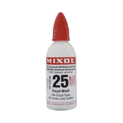 Mixol Renk Tüpü Beyaz No:25 - 20ml
