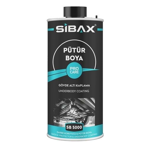 Sibax Pütür Sprey Boya Siyah 1000ml
