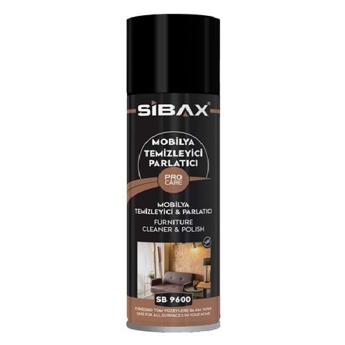 Sibax Mobilya Temizleyici Parlatıcı Sprey 250ml