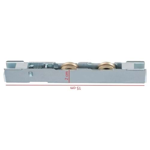 Pvc Pimapen Kapı Pencere Altı Sürme Sürgü Ray Makara Tekeri Pirinç