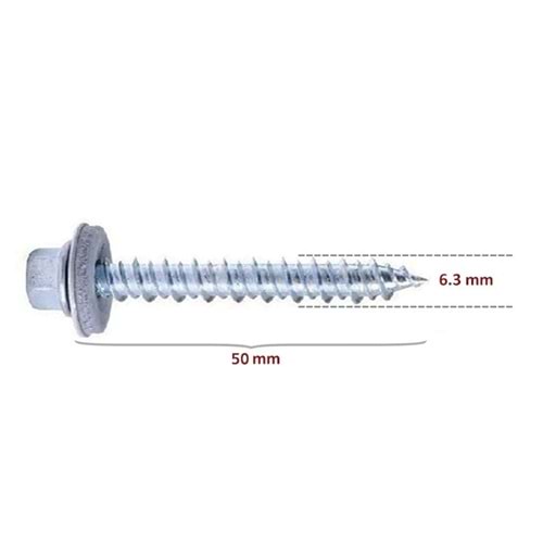 STD Ahşap Çatı Vidası 6.3x50mm Betofast
