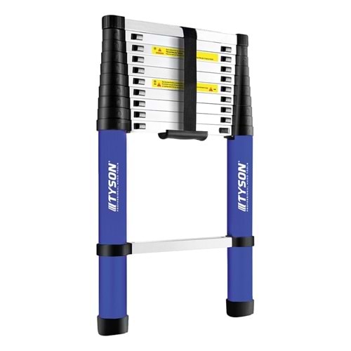 Tyson 11 Basamak Alüminyum Teleskopik Uzayan Merdiven 320cm