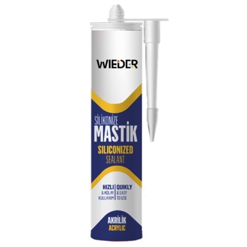 Wieder Silikonize Mastik Siyah 450gr