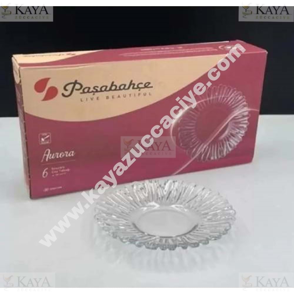 PAŞABAHÇE ÇAY TABAĞI AURORA 6 LI 1*8