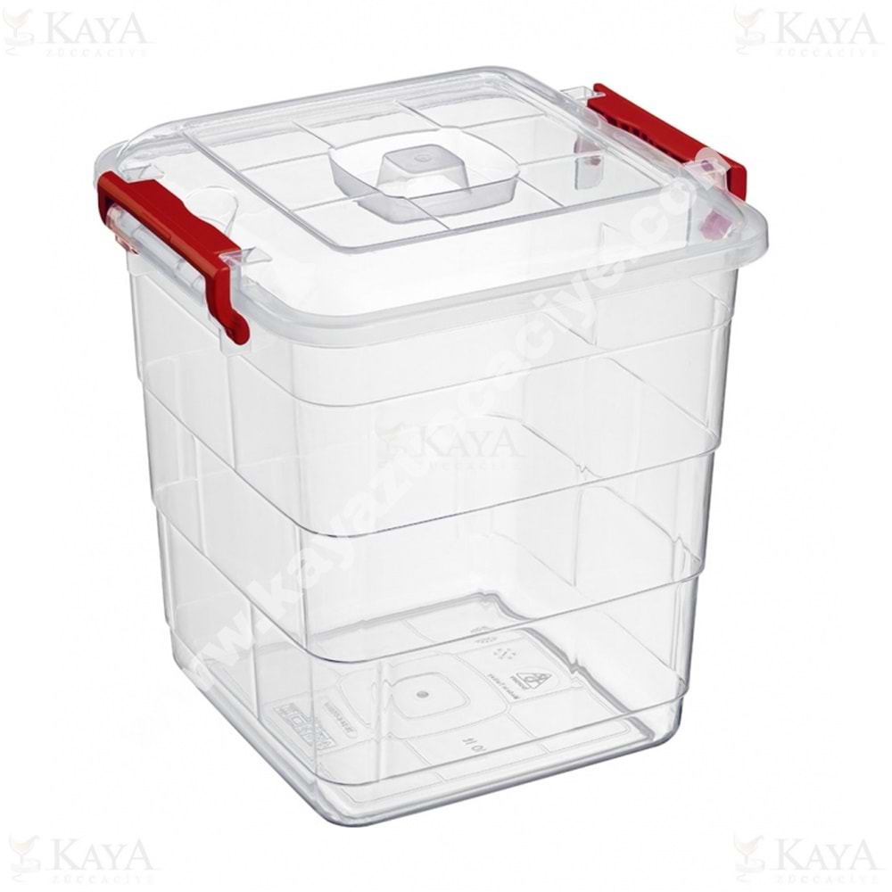 BURSEV TETRİS KARE SAKLAMA KABI 3 NO 16 LT 1*12