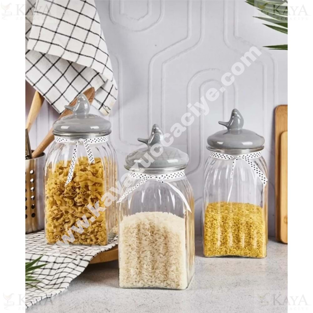 MS MORRY CAM 3 LÜ KUŞLU KAVANOZ 1*6