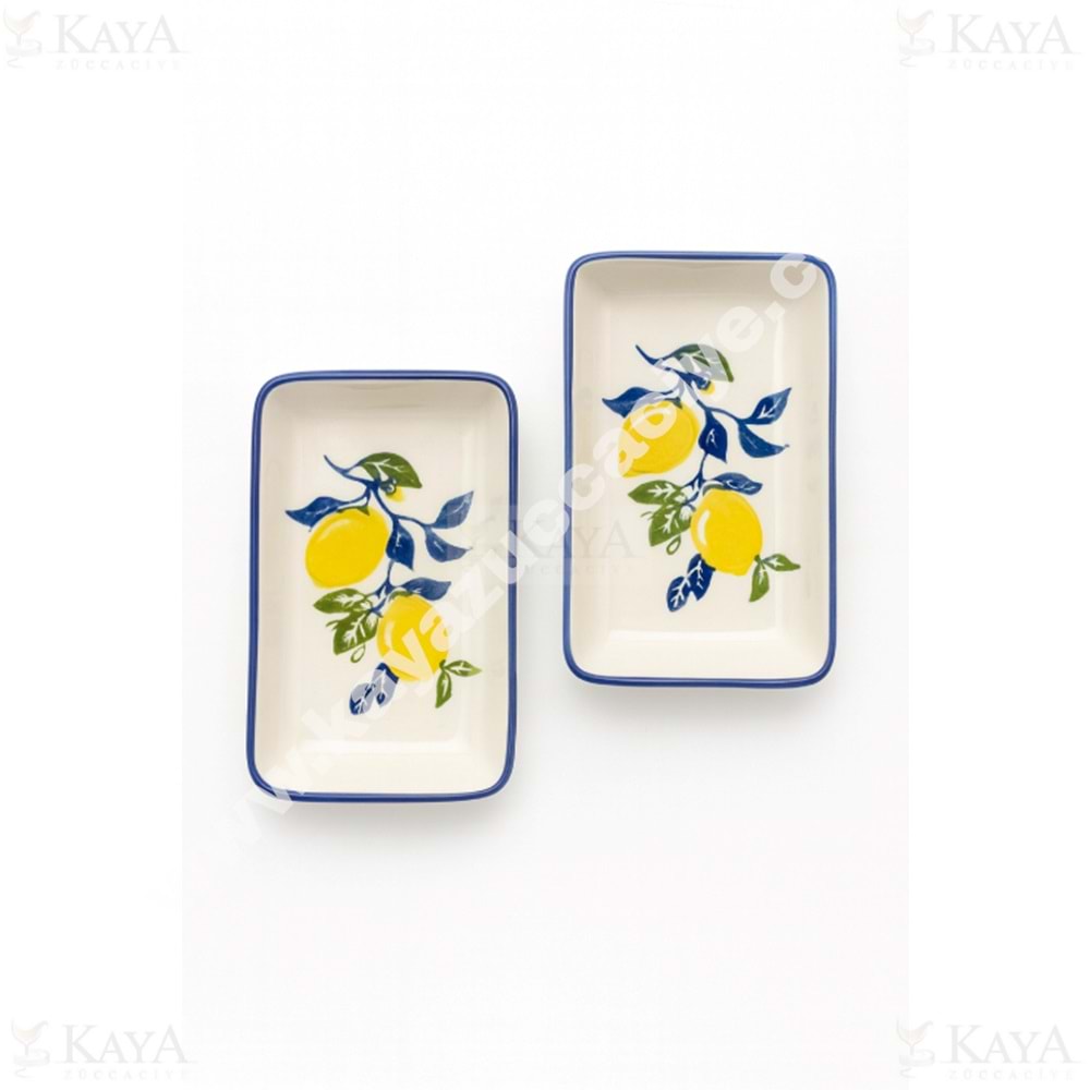 ÜLGER SERAMİK LİMON DESENLİ FIRAT KAHVALTILIK 15 CM 1*32