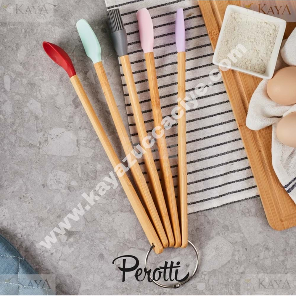 PEROTTİ SİLKON SPATULA SETİ 5 Lİ ROBERT 30 CM 1*24