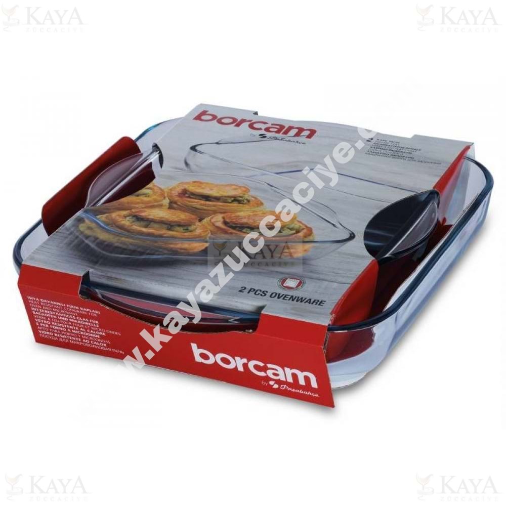 PAŞABAHÇE BORCAM 159028 KARE 2.Lİ SET 1*4