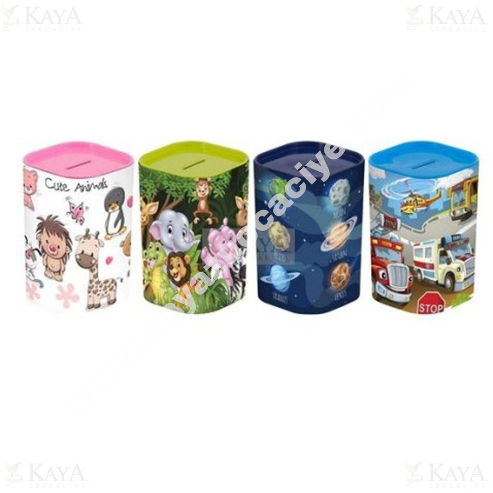 HEREVİN KUMBARA KARIŞIK DESEN 12 CM 1*24