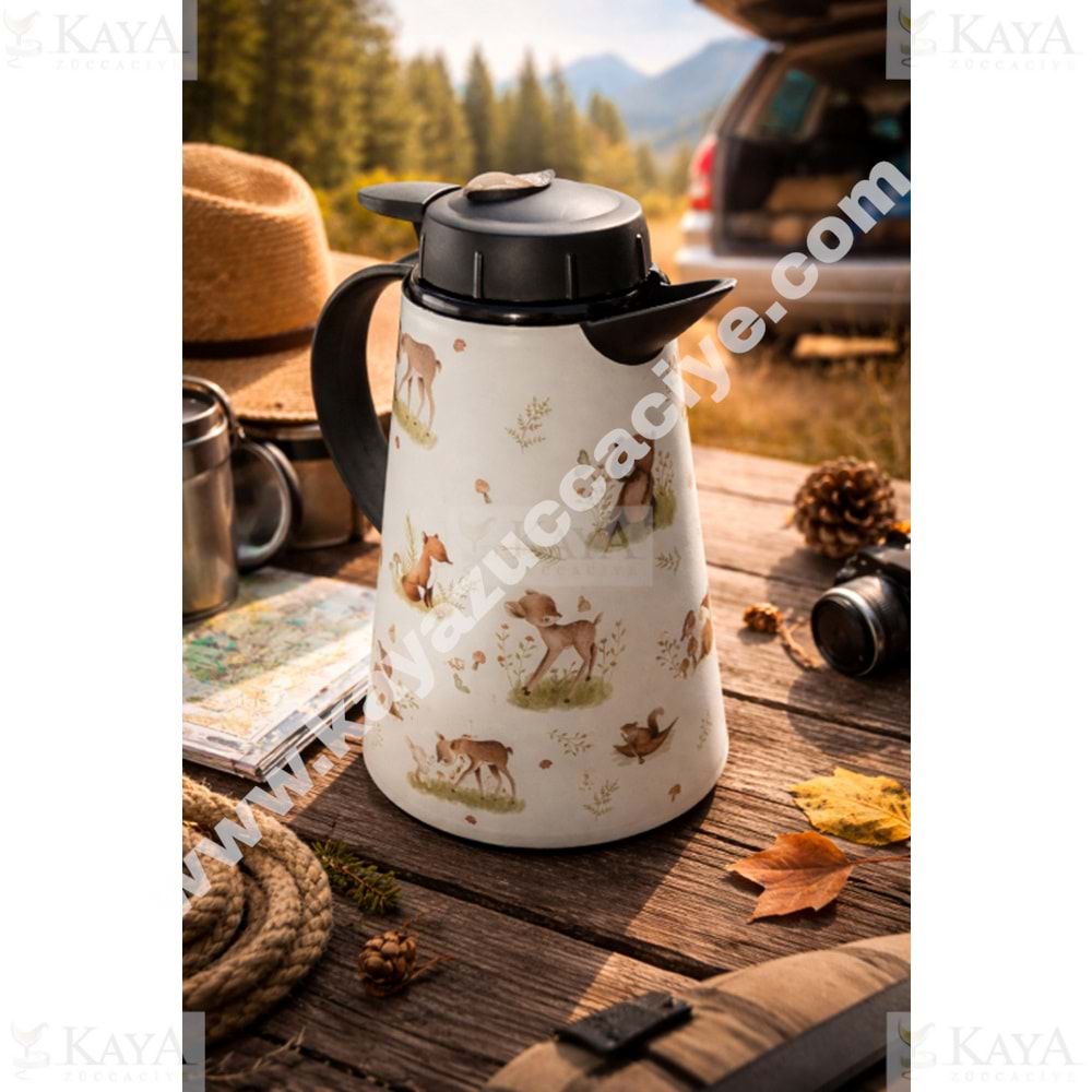 HEREVİN TERMOS KONİK DESENLİ 1.2 LİTRE 1*6