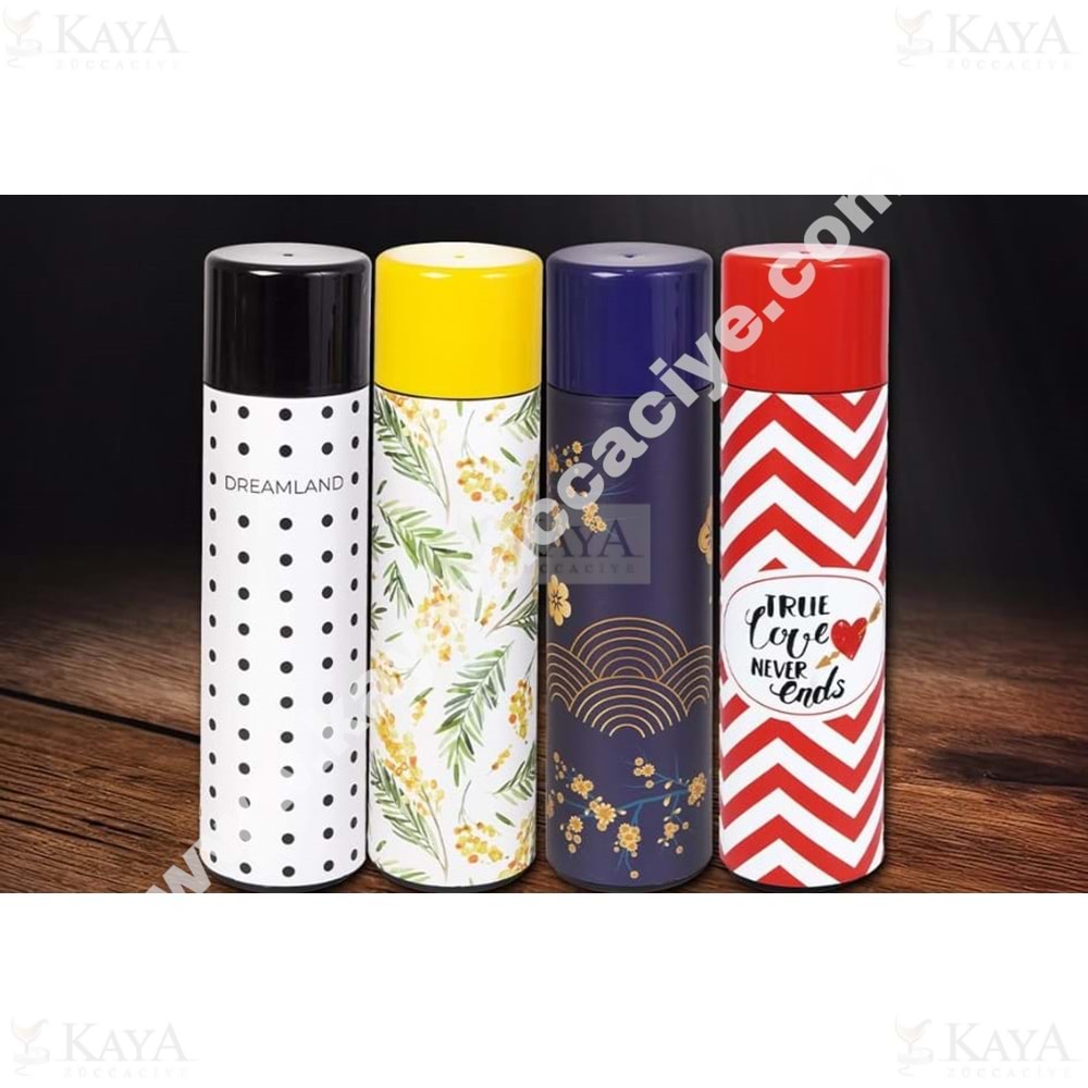 HEREVİN TERMOS KARIŞIK DESENLİ 410 ML 1*10