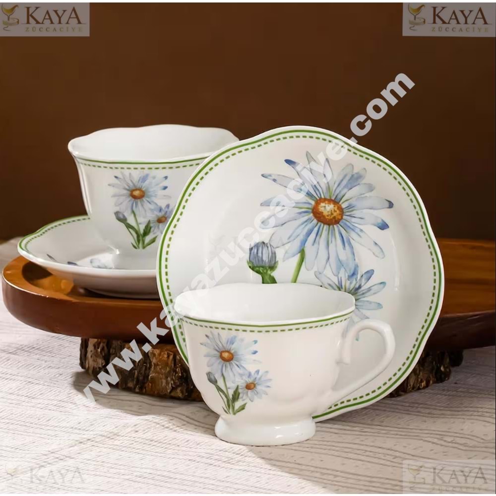 PEROTTİ PORSELEN 2 Lİ KAHVE FİNCAN TK. DE FLORE 1*12