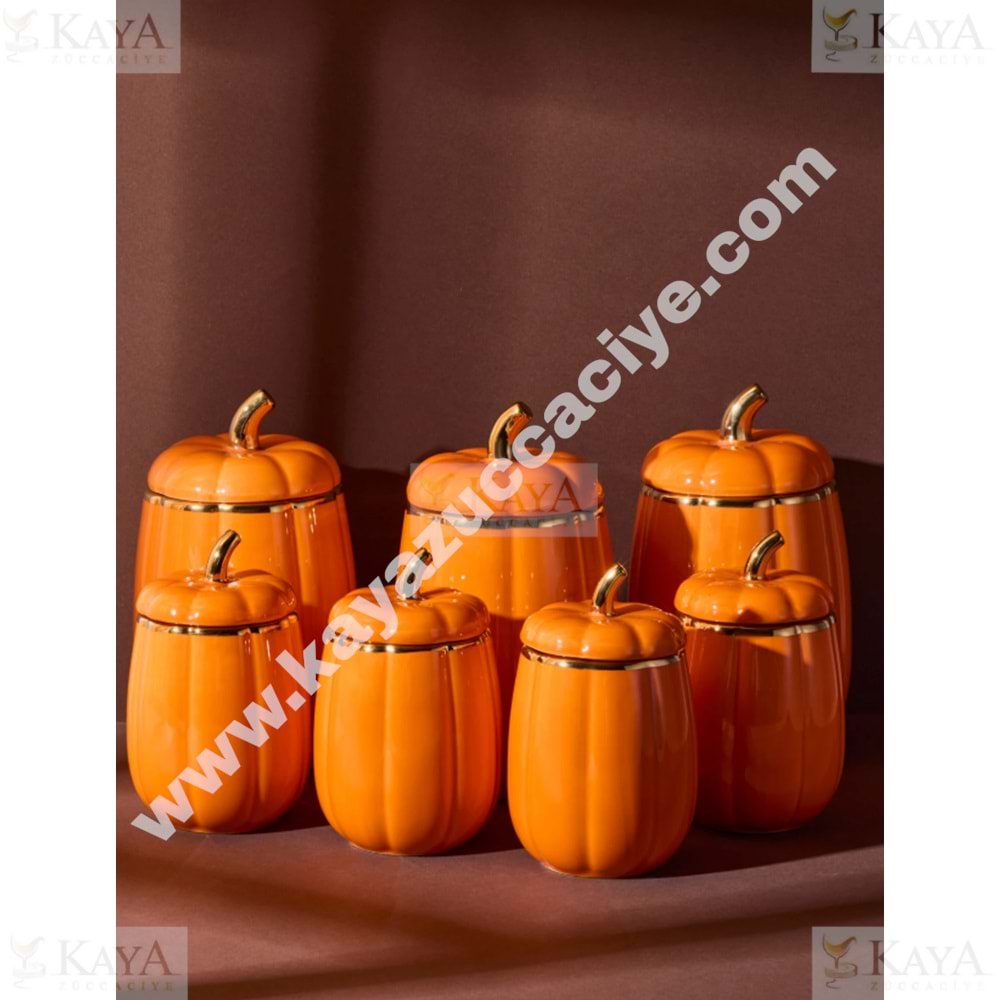 PEROTTİ PORSELEN BALKABAK 7 Lİ BAHARAT TAKIMI 1*4