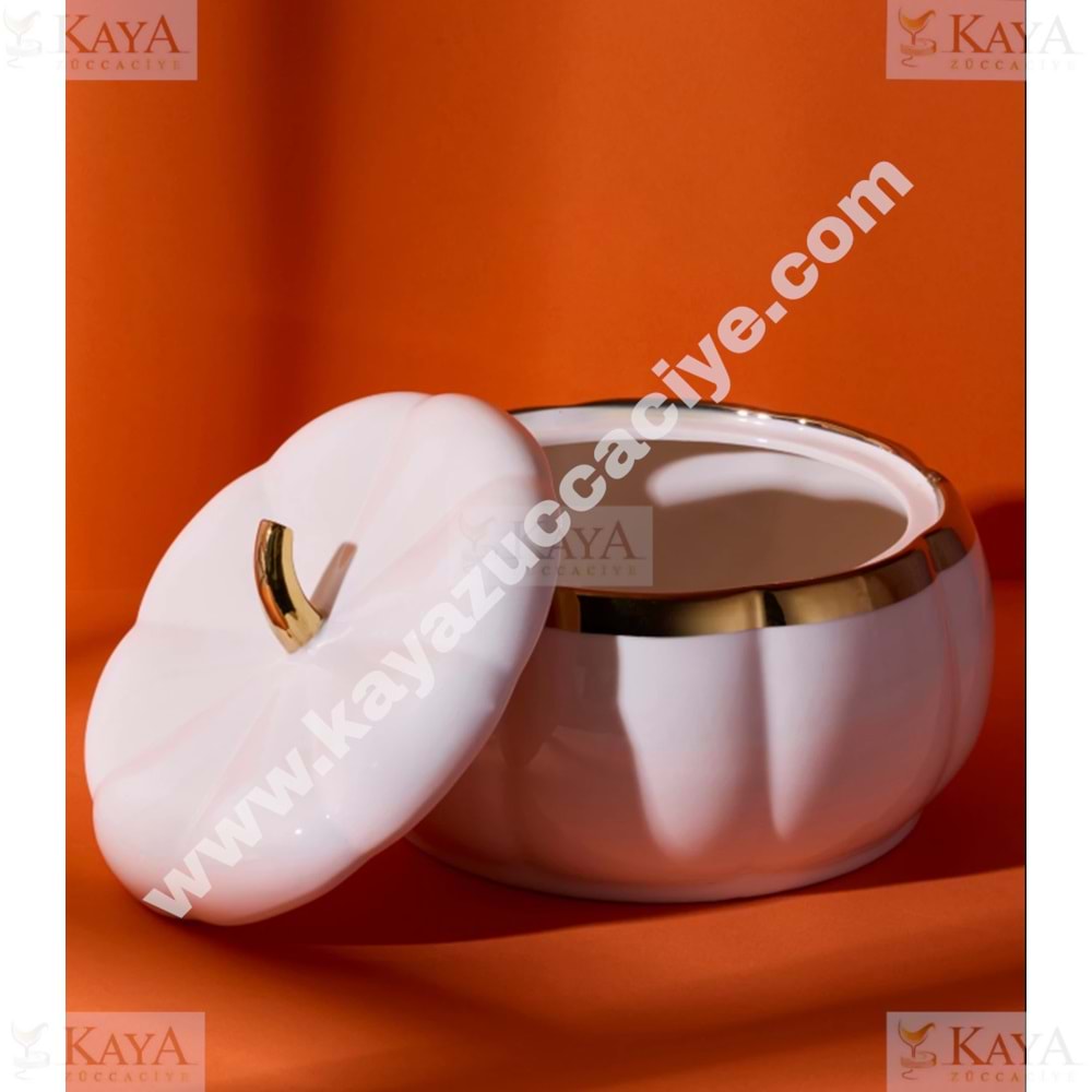 PEROTTİ PORSELEN KABAK KAPAKLI SAKLAMA KABI XXLARGE 1*4