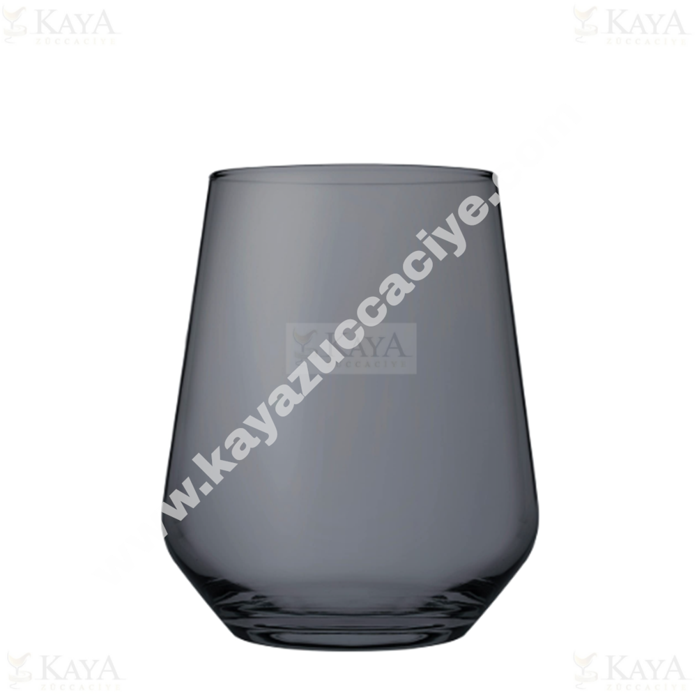 HEREVİN CAM MEŞRUBAT BARDAĞI GRİ 425 ML 1*24