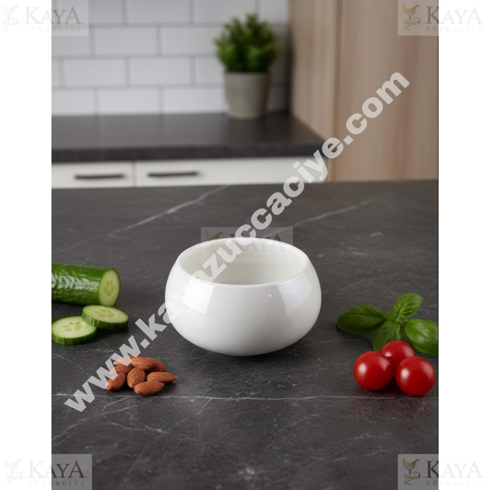 MTR PORSELEN YUVARLAK DERİN ÇEREZLİK&SOSLUK 8 CM 1*6