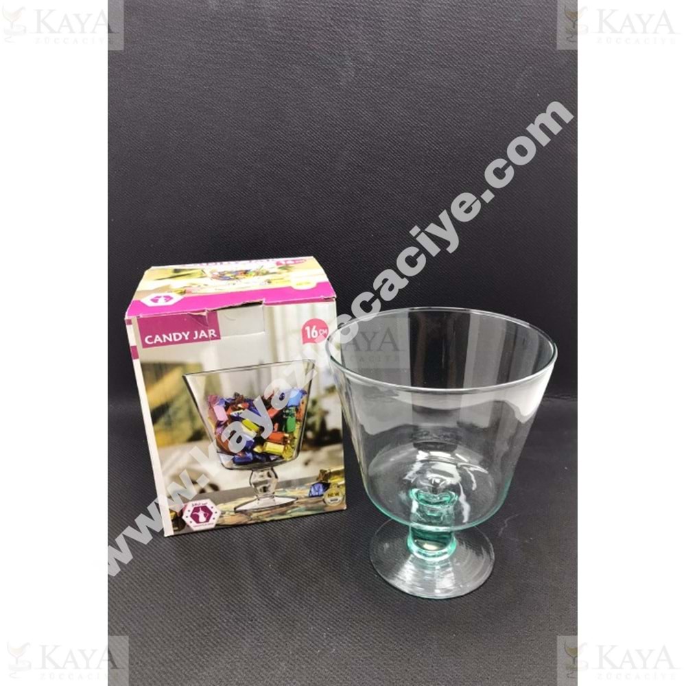 CANDY JAR AYAKLI DRAJELİK 16 CM 1*6