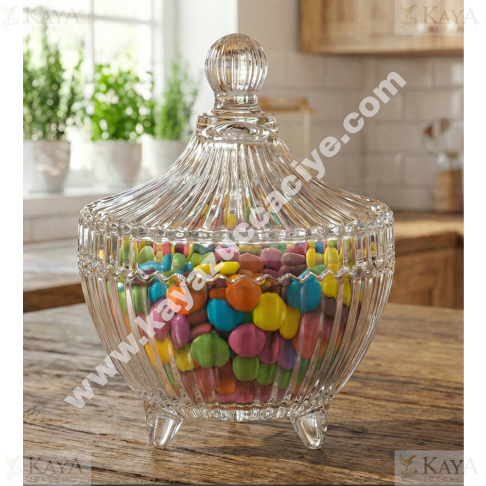 MTR CAM ŞEKERLİK YESİNK GLASSJAR TG026B 13 CM 1*48