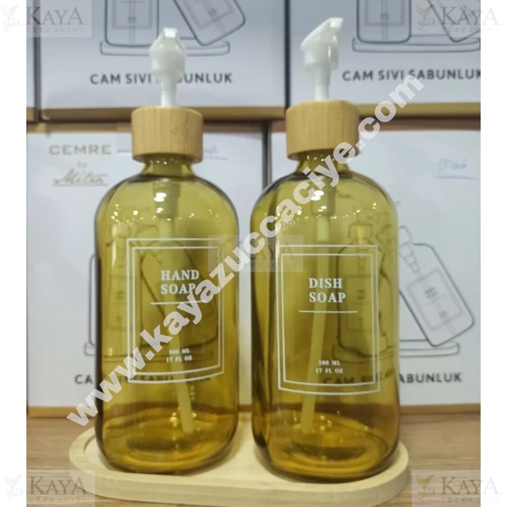MTR CEMRE 2 Lİ STANDLI SIVI SABUNLUK 1*24