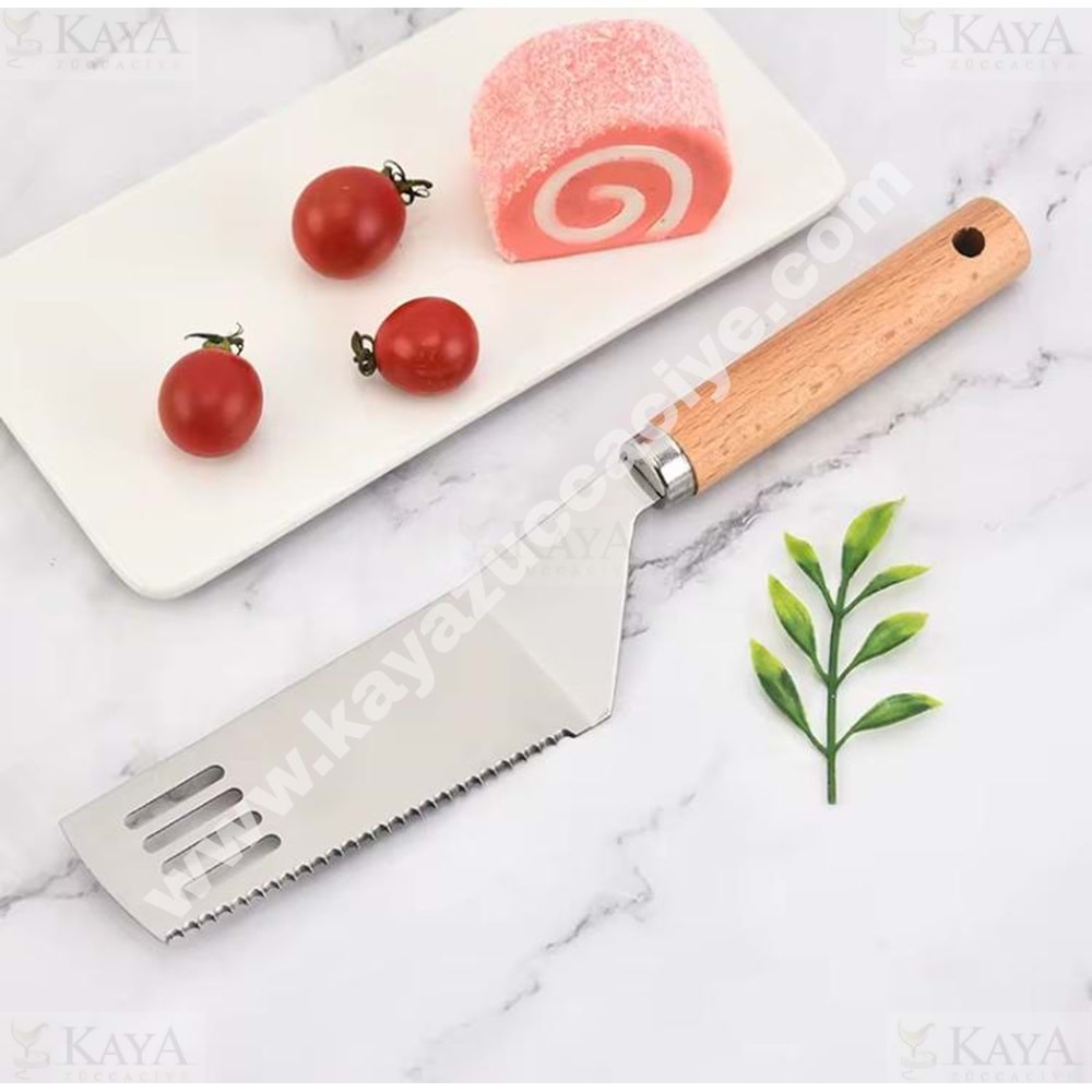 MTR CEMRE AHŞAP SAPLI IZGARA SPATULA BIÇAKLI 1*30