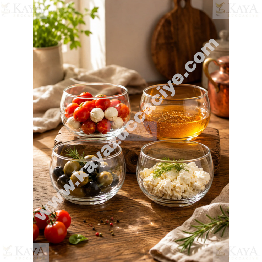 PAŞABAHÇE ÇEREZLİK UNO 4 LÜ KASE 295 CC 1*6