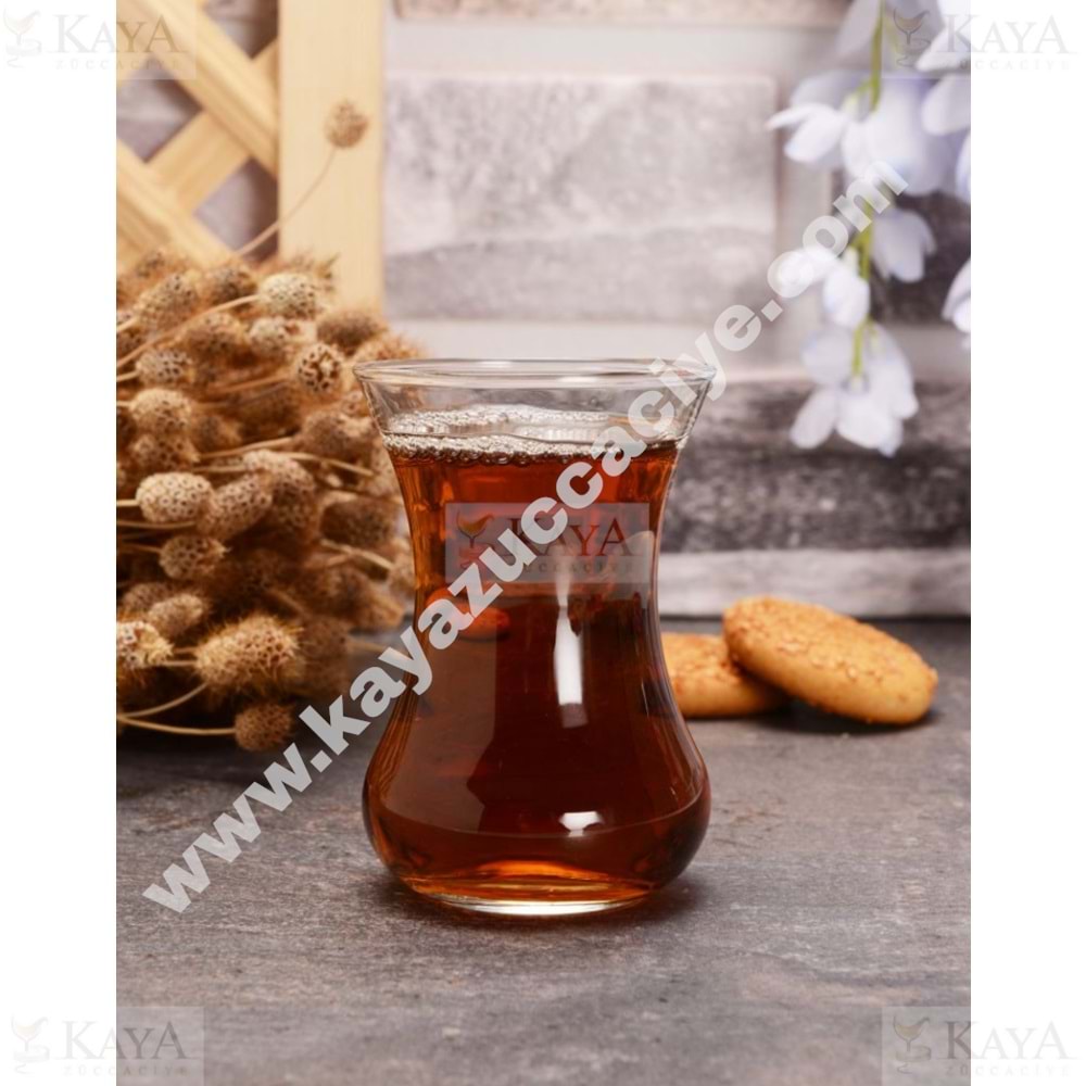 PAŞABAHÇE ÇAY BARDAĞI İNCE BELLİ 6 LI ÇAY BARDAĞI 1*12