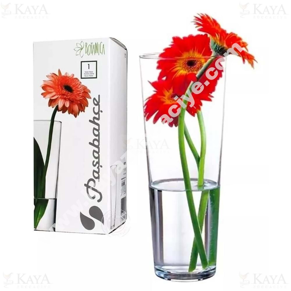 PAŞABAHÇE VAZO BOTONICA CAM VAZO 26 CM 1*4