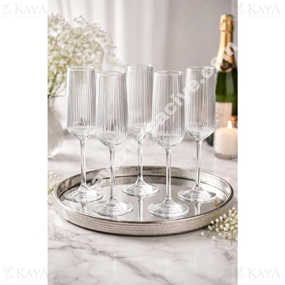 PAŞABAHÇE AYAKLI BARDAK ALLEGRA 6 LI KADEH 195 CC 1*4