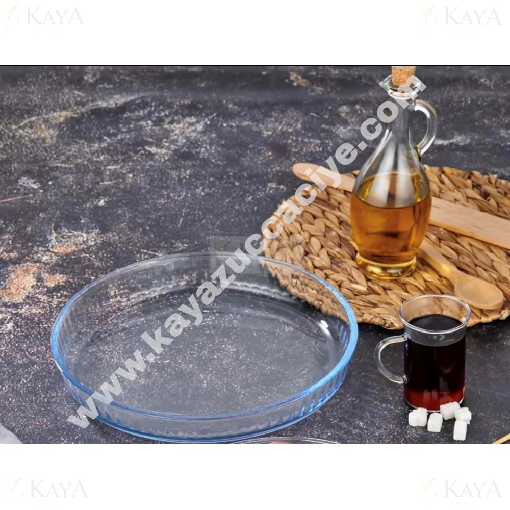 BRART BÜYÜK YUVARLAK OPTİKLİ TEPSİ 310x46 MM 1*6